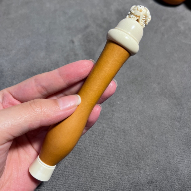海派文玩燕脖葫芦黄蛉虫具本长老葫芦