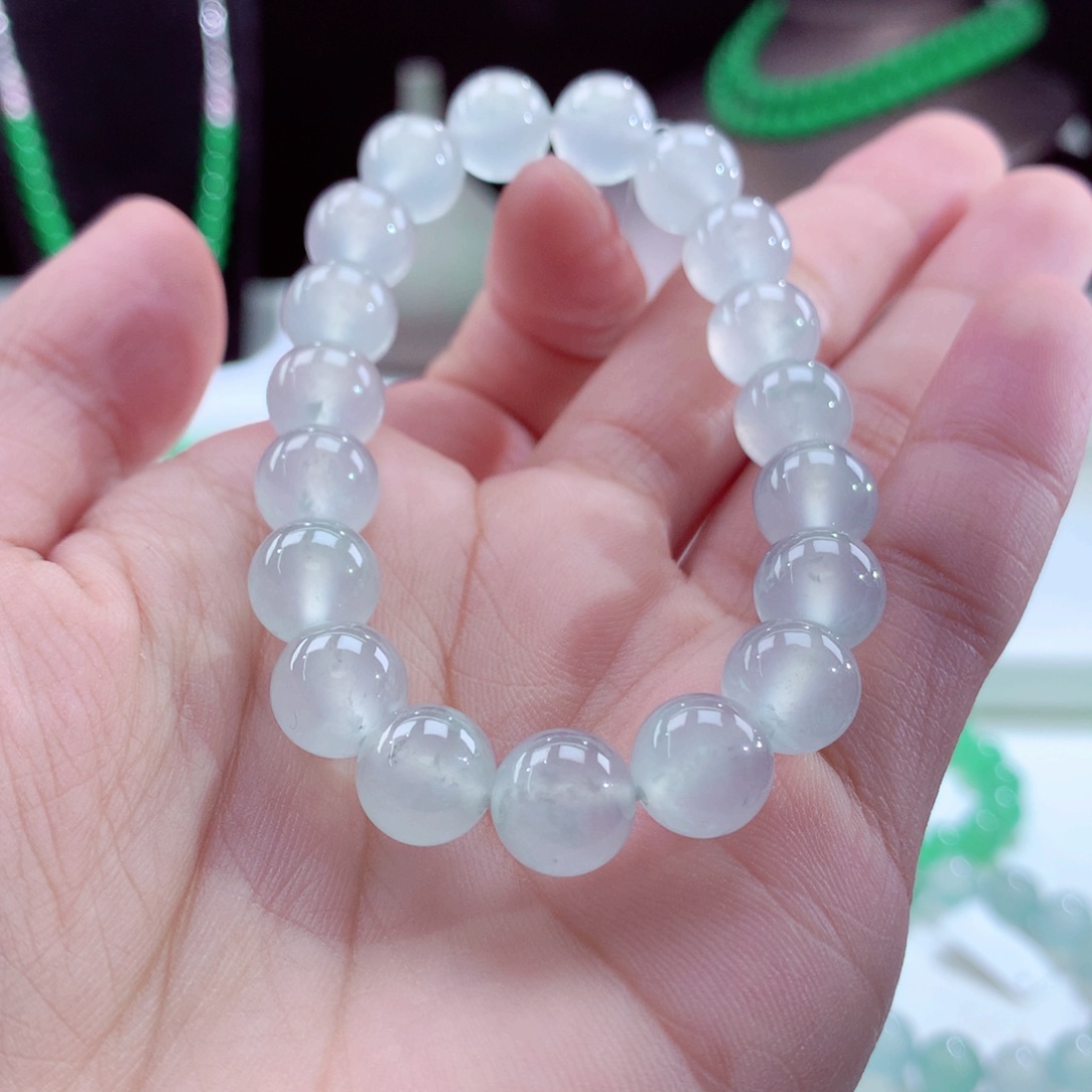 翡翠手链未镶嵌卡10mm