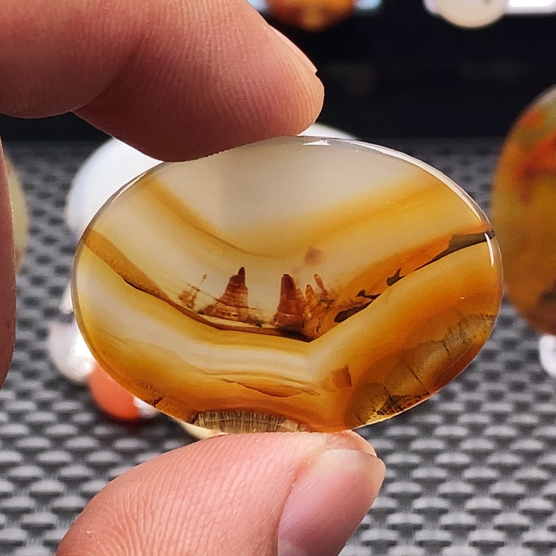 玛瑙/玉髓未镶嵌吊坠(不含链)42