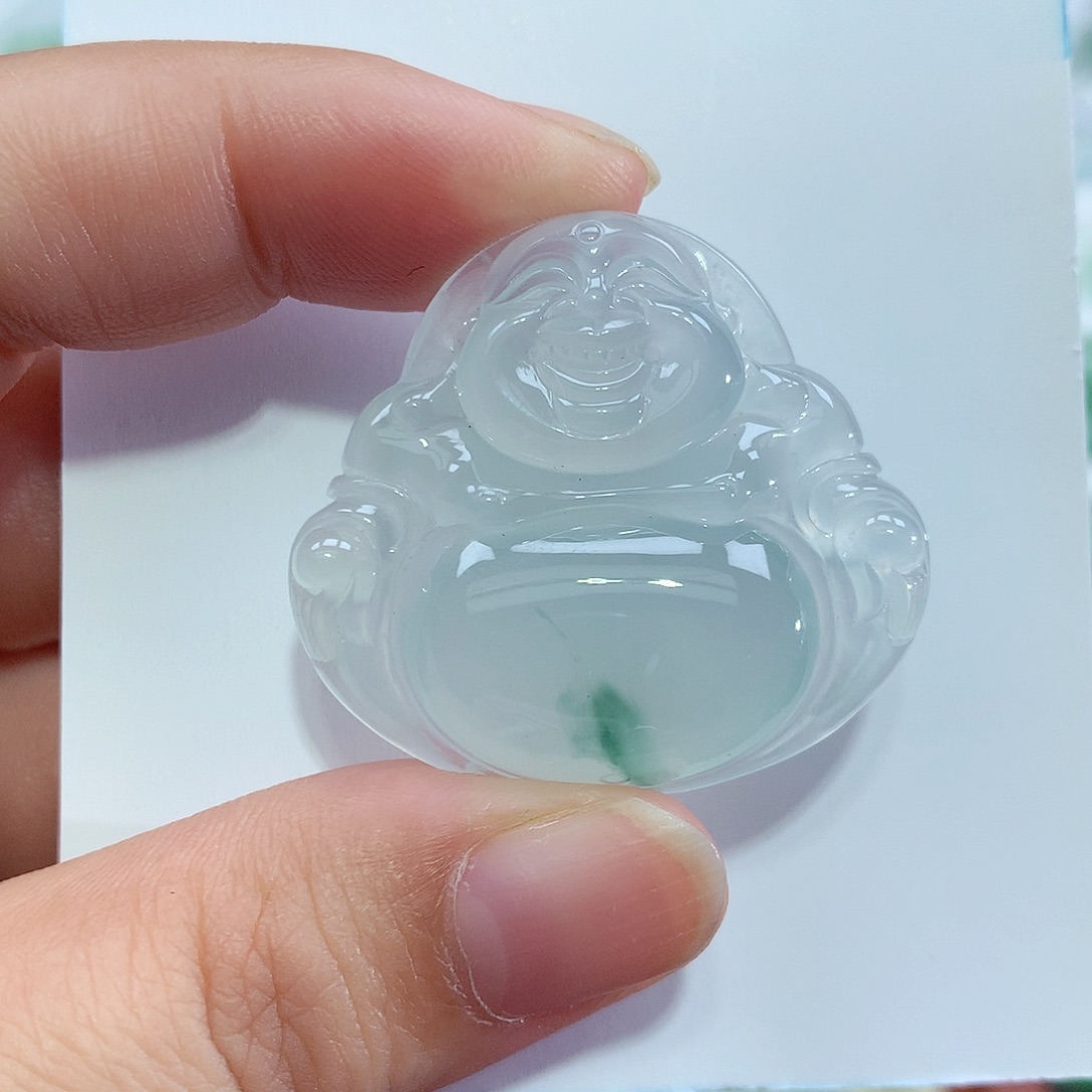 颈饰未镶嵌翡翠佛