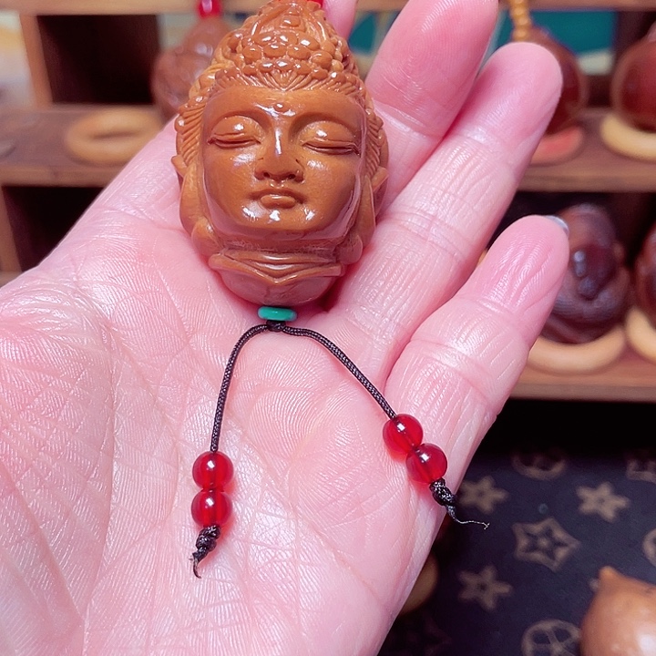 吊坠橄榄核观音单颗