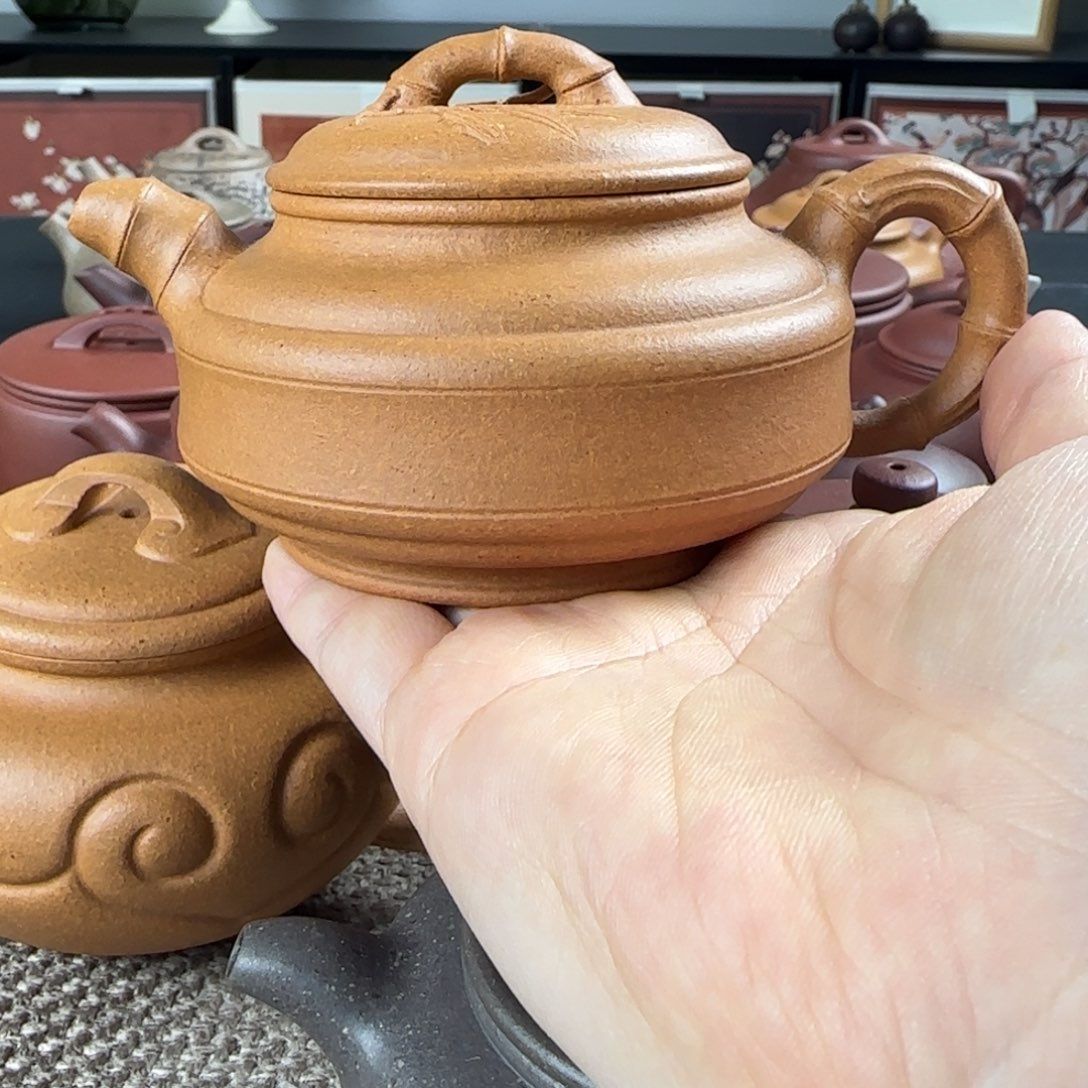茶壶紫砂福利双线竹鼓