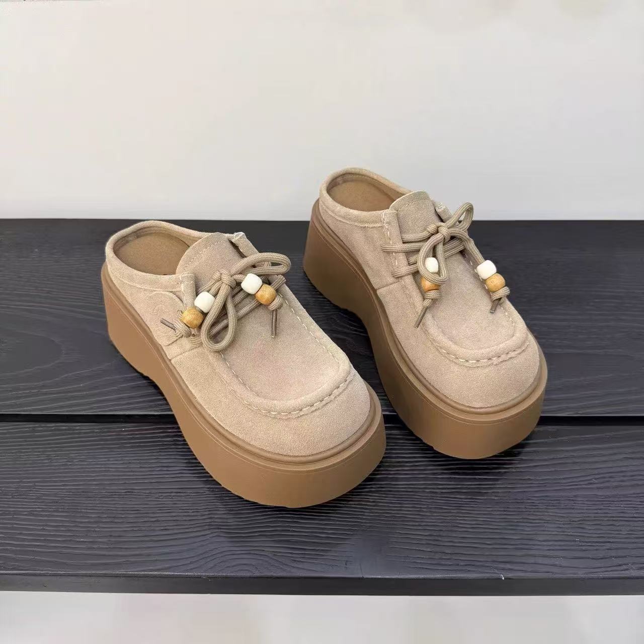 【888】1122/5-93/190  厚底包头拖鞋女懒人一脚蹬拖鞋外穿