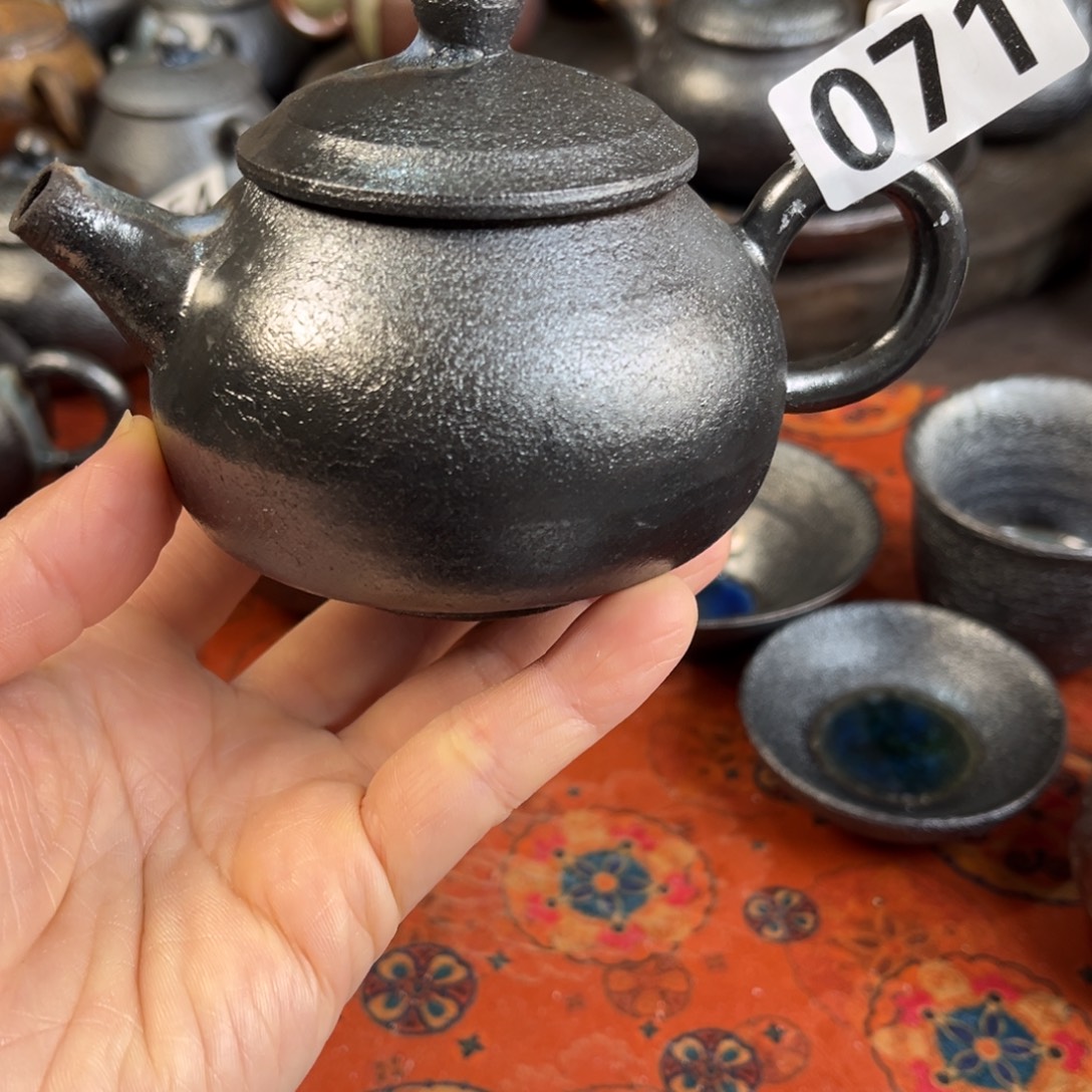 明***明柴烧茶器主人杯杯柴烧