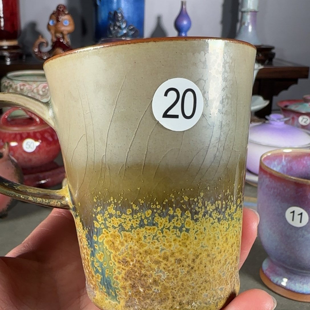 浅**的钧瓷传统工艺作品