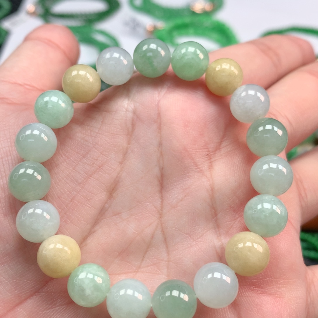 翡翠手链未镶嵌翡翠