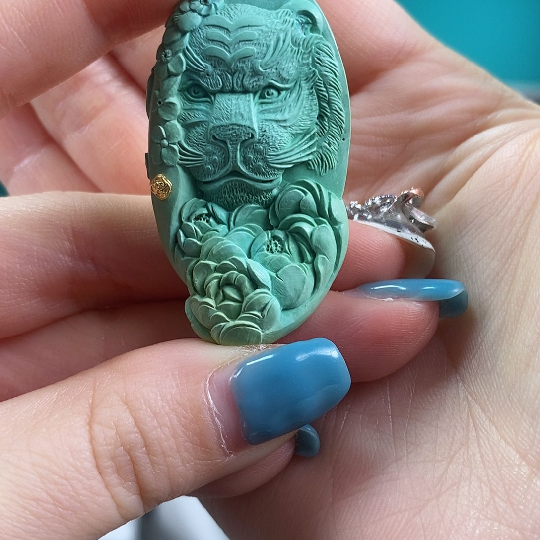 绿松石珠宝奇石未镶嵌