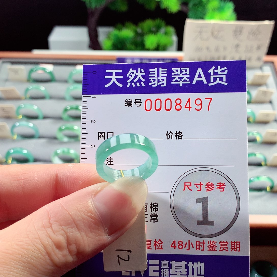 翡翠戒指未镶嵌12号