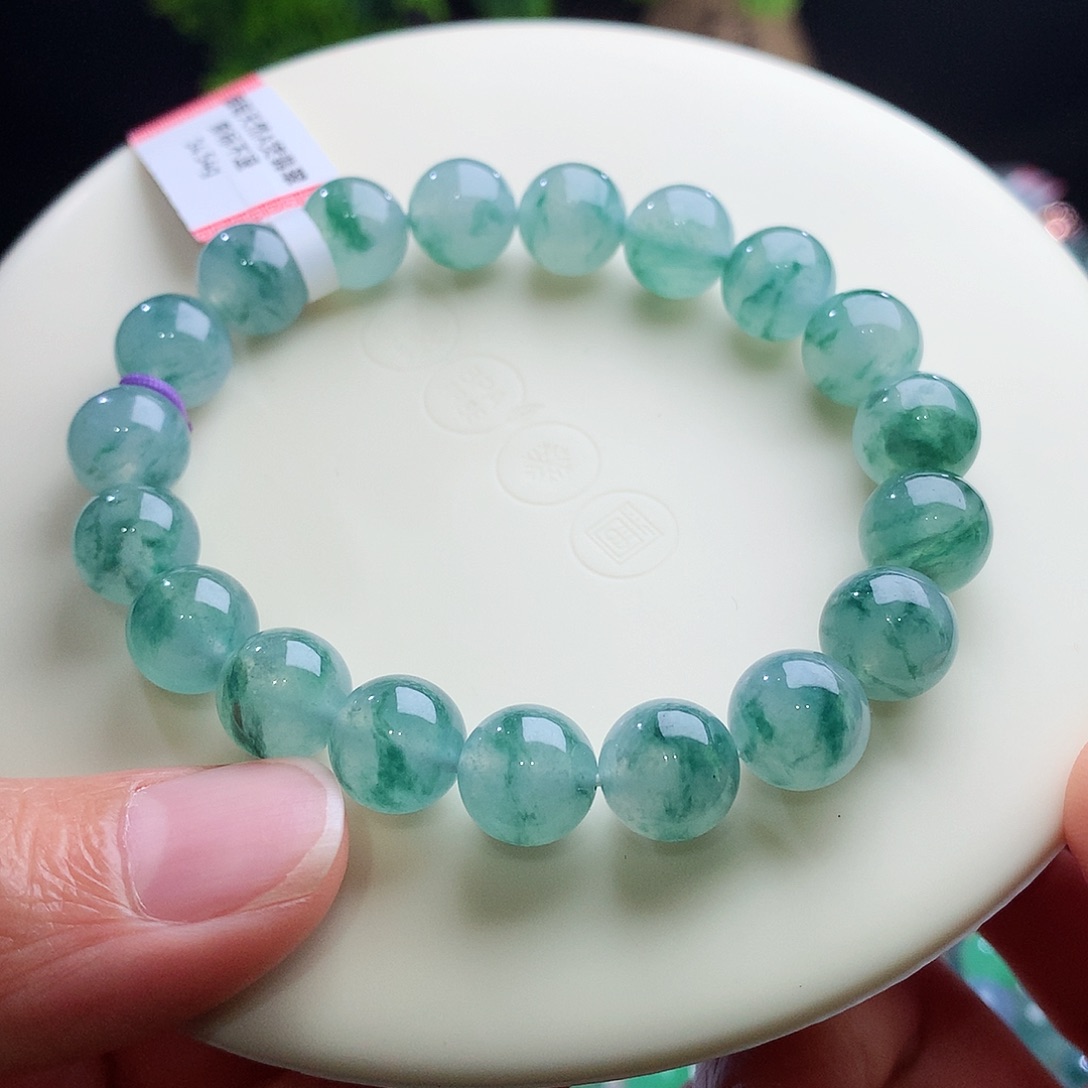 未镶嵌手串翡翠卡10mm