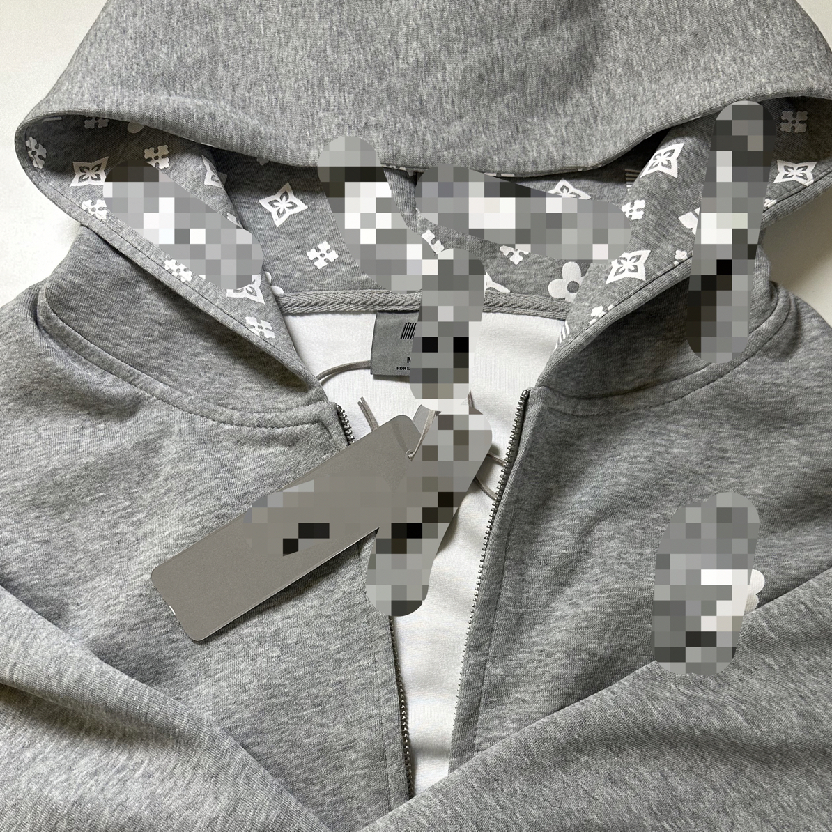 咕噜国潮F滴r家美式老钱风印花外套