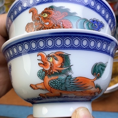 景德镇陶瓷藏式茶碗