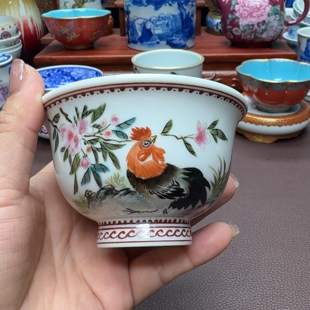 瓷片景德镇仿古手工制作精品展示