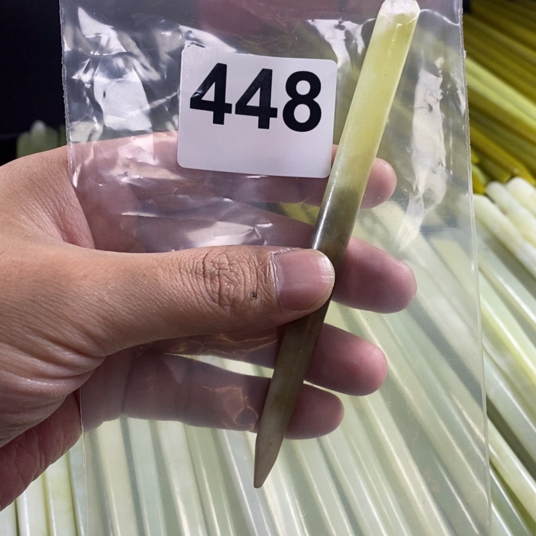 未镶嵌蛇纹石玉发簪