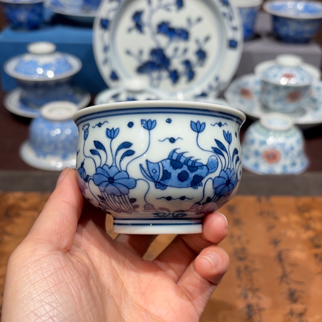 瓷片景德镇纯手工手绘