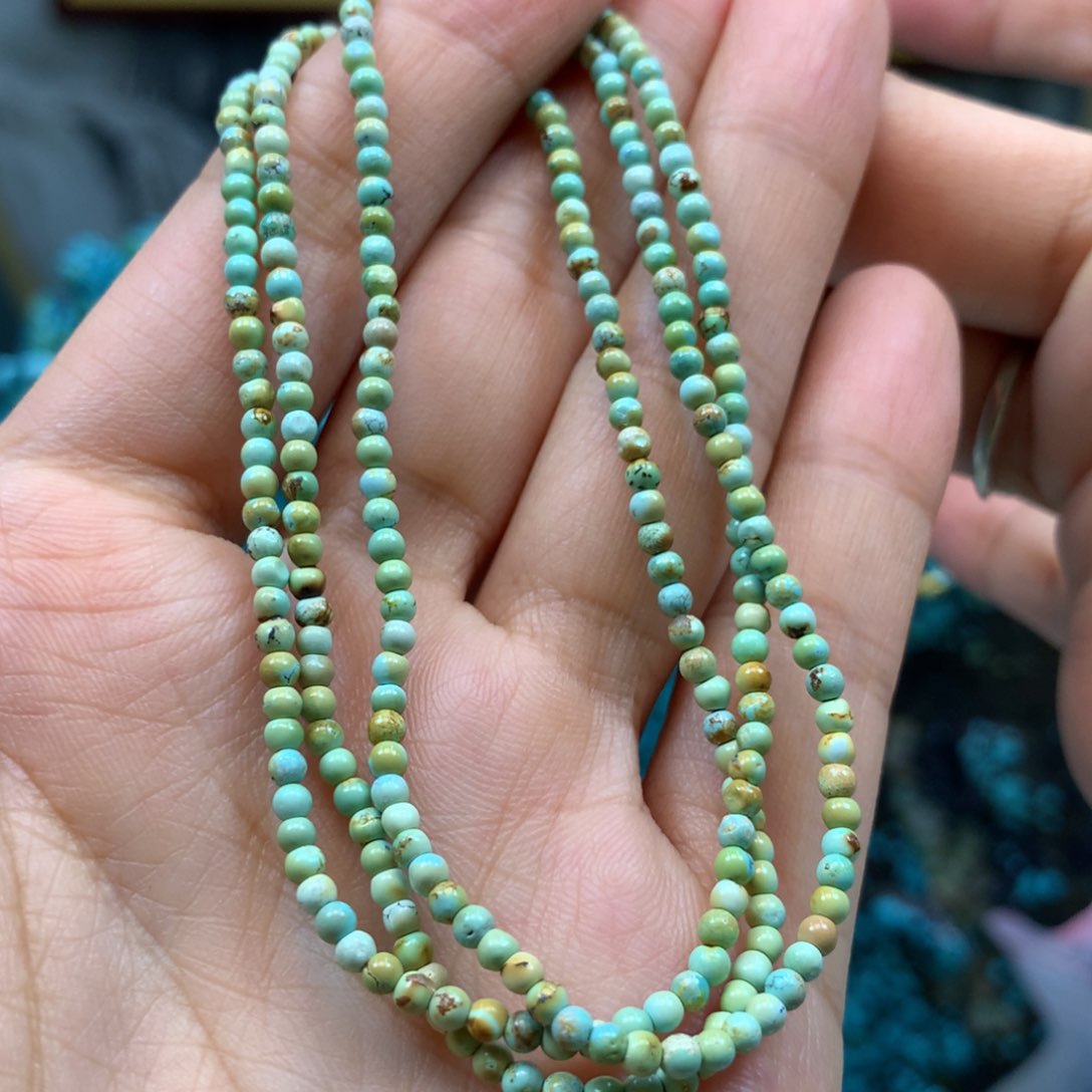 绿松石长链未镶嵌