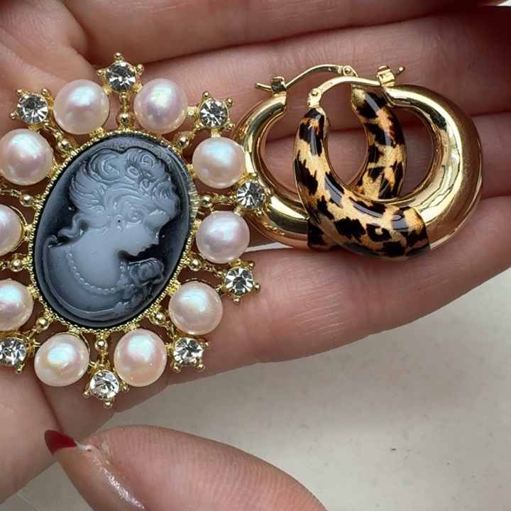 淡水珍珠耳饰未镶嵌