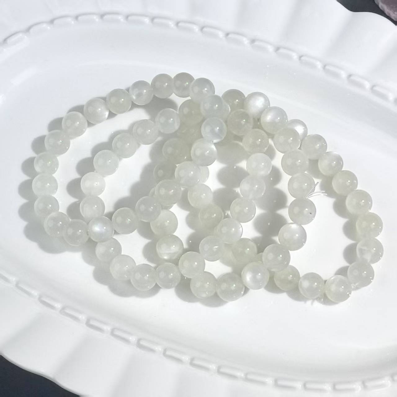 白月光素圈手链 SS065 （9mm）多样性发颜色微差 发货件数一