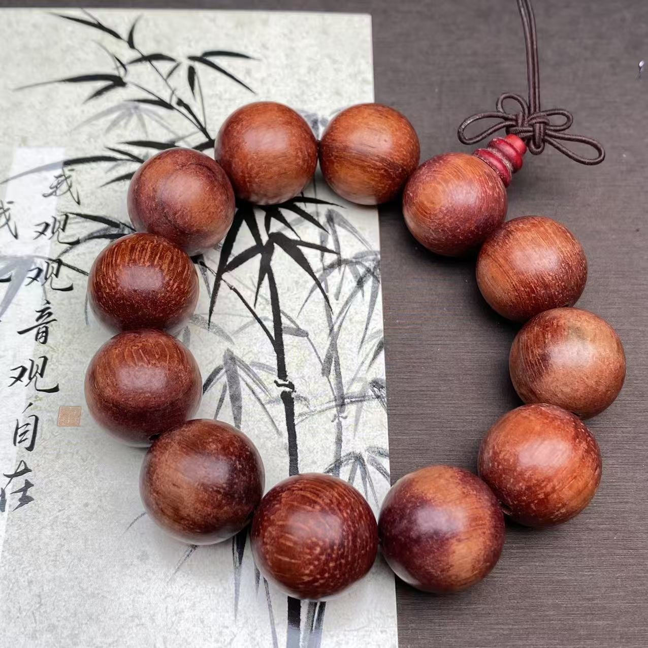 红檀文玩20mm手串