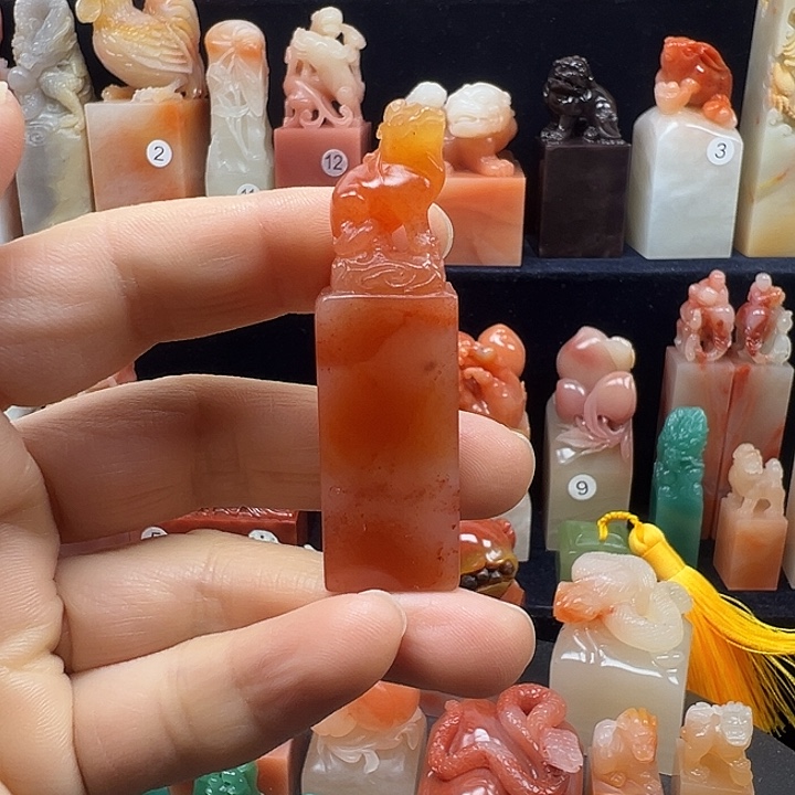 寿山石印石寿山石手工雕刻