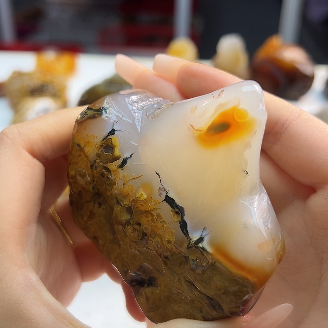 玛瑙/玉髓未镶嵌颈饰