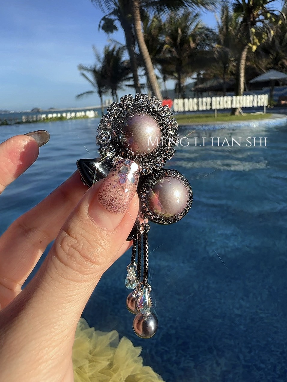 高级质感樱桃流苏发抓Z878