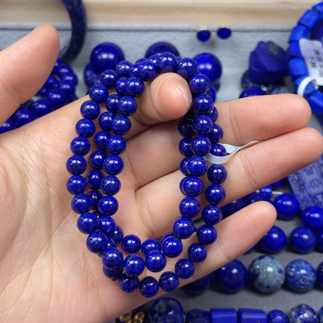 青金石多圈7+未镶嵌