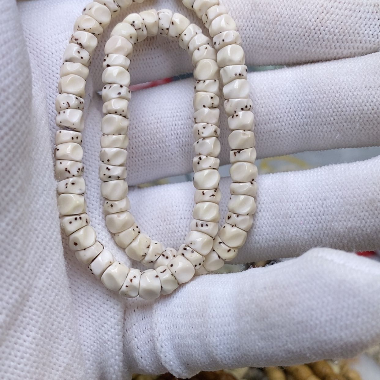 【闪购商品】星月菩提吊坠卡6骨瓷白数星大肠