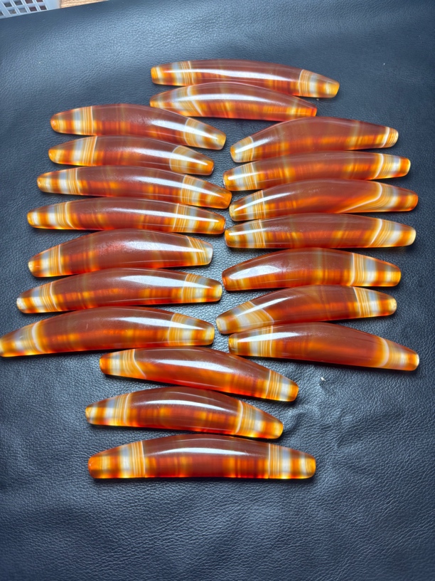 同料开散珠随机发一颗牛角形状不退换