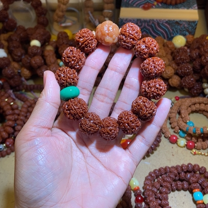 吊坠金刚菩提196玉化貔貅绿扣