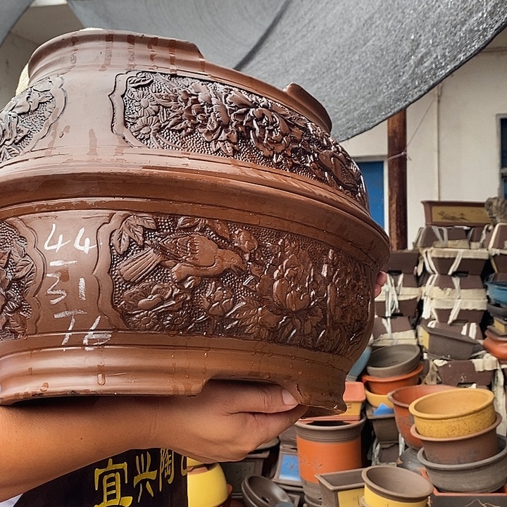 紫砂花盆宜兴紫砂