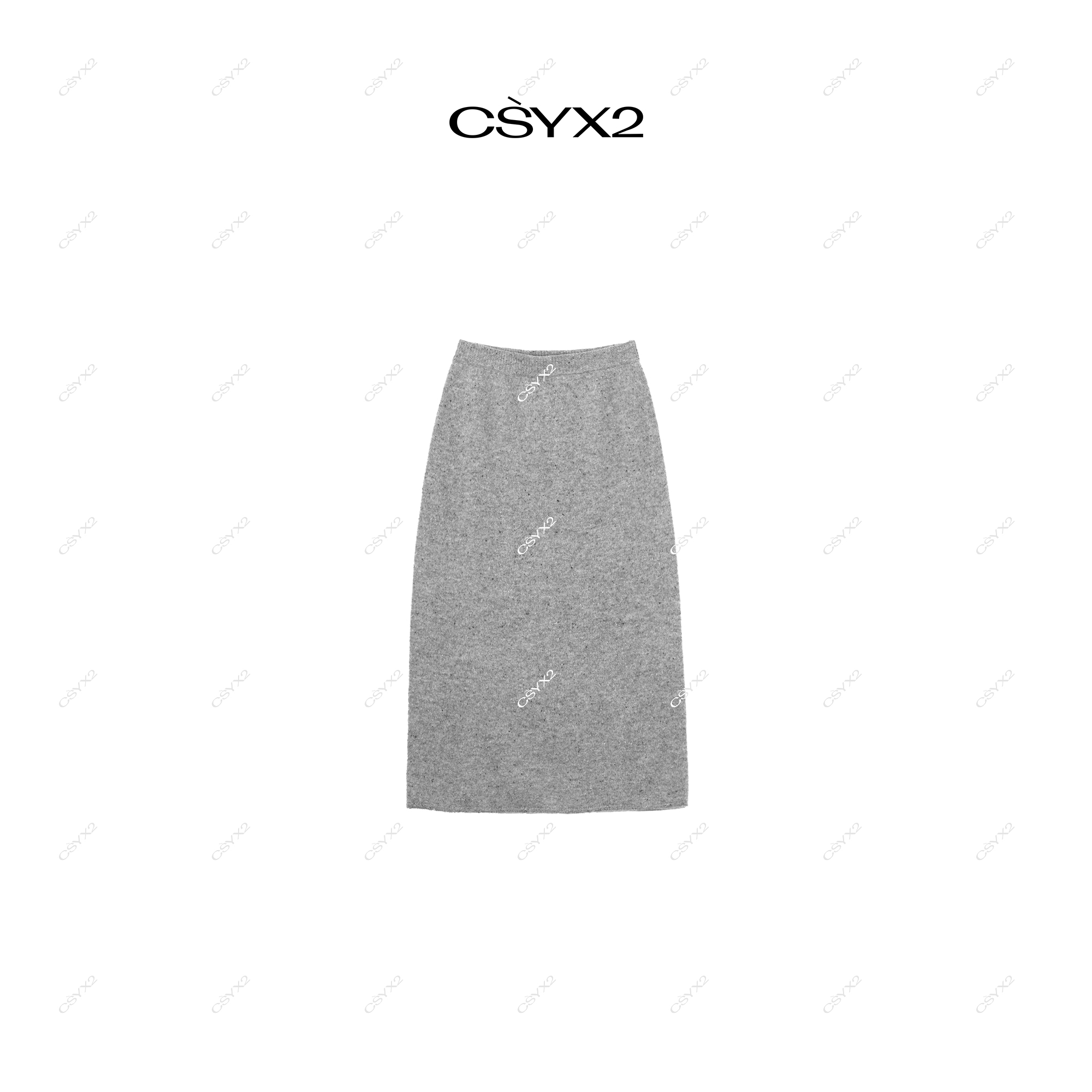 CsyX2-2024A/W 秋冬新品 针织中长款半身裙CA4DS023