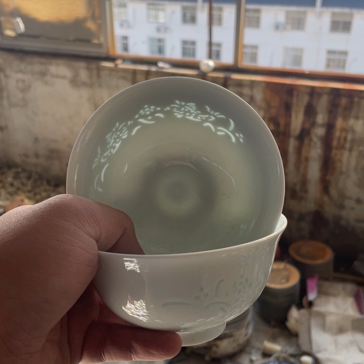 瓷碗景德镇高温细白瓷