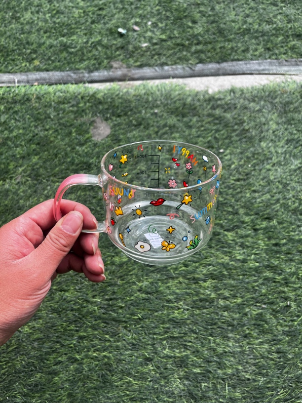 玻璃杯创意高颜值水杯夏饮料牛奶杯子咖啡杯ins风玻璃杯家用水杯