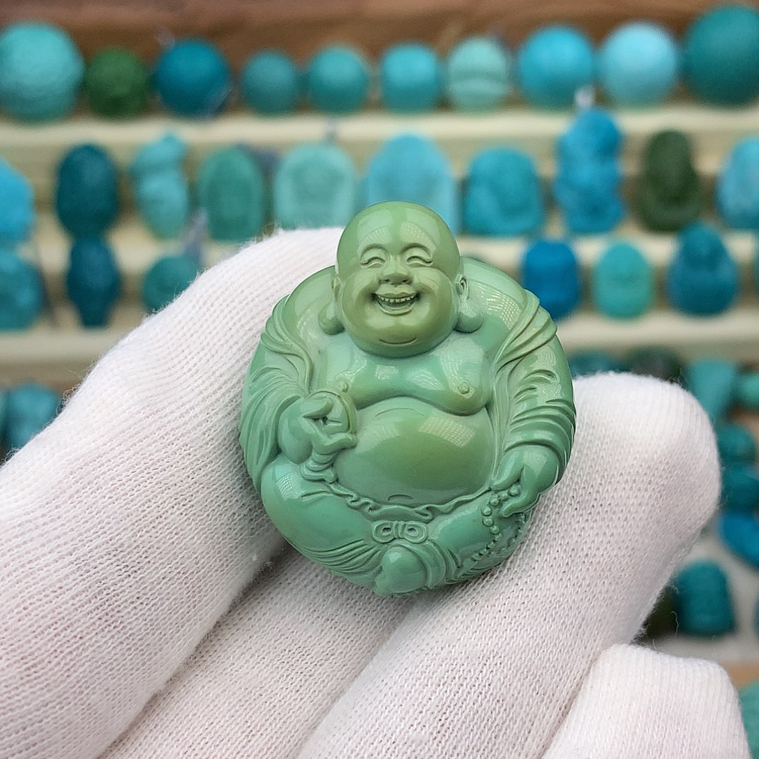 未镶嵌绿松石珠宝奇石