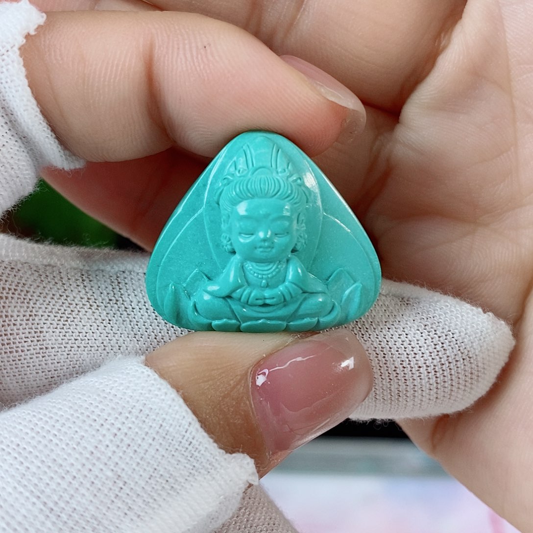 绿松石珠宝奇石未镶嵌