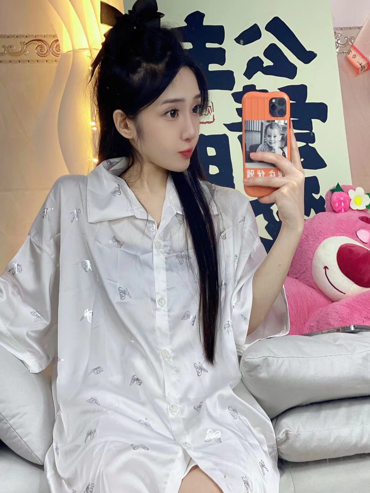 7.睡衣春秋长袖长裤套装甜美居家服