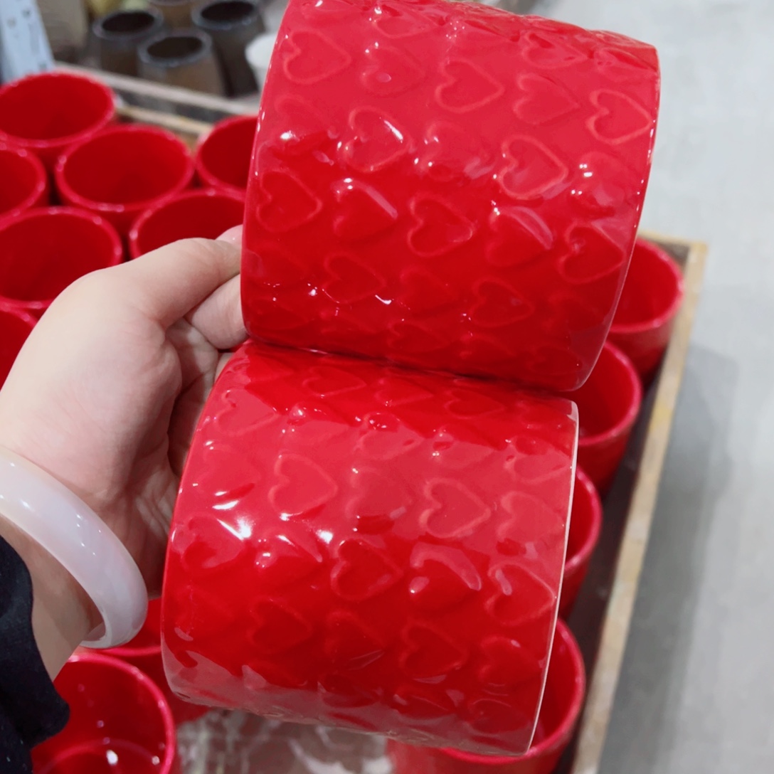 有孔，陶瓷花盆满10米包邮发货