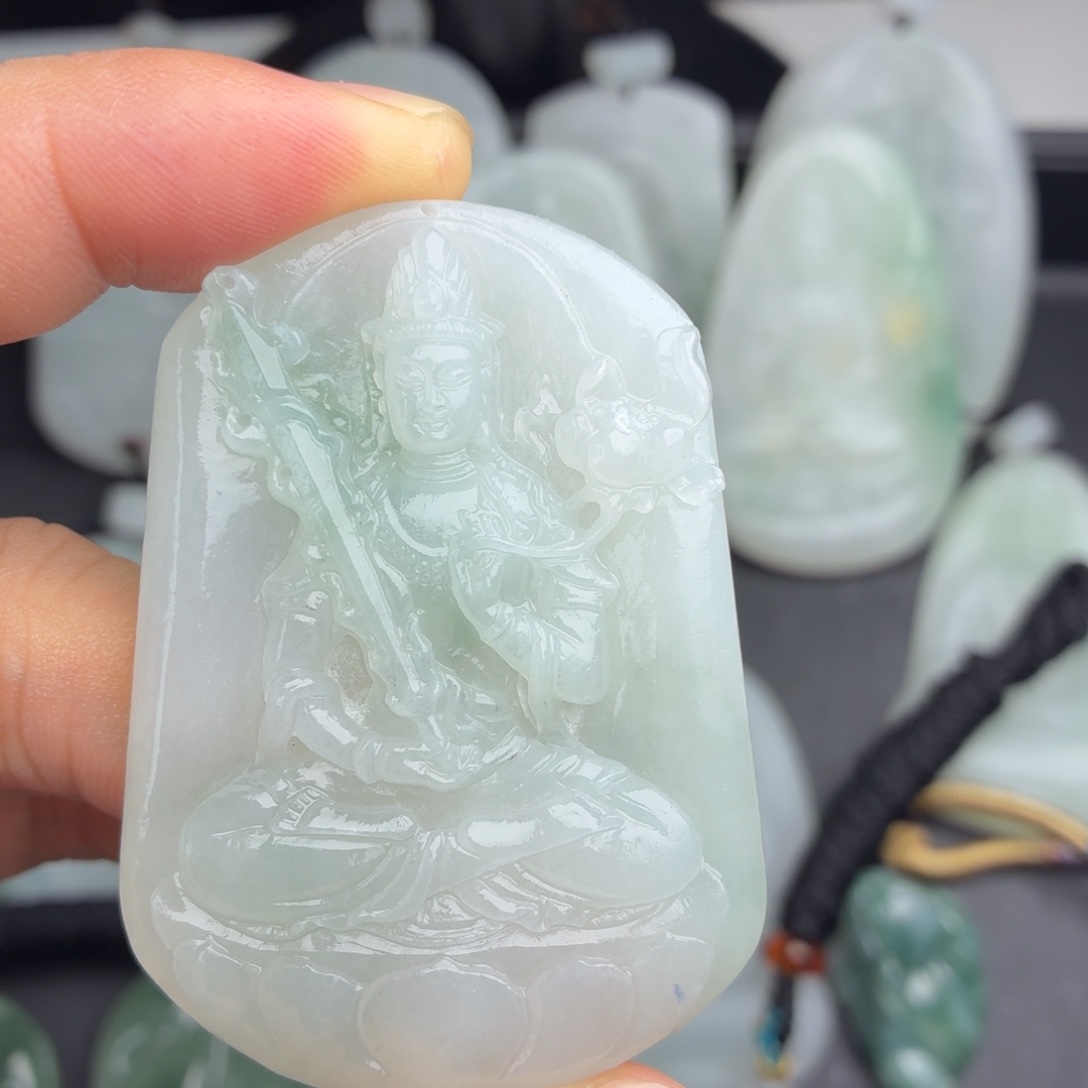 定制翡翠未镶嵌虚空藏