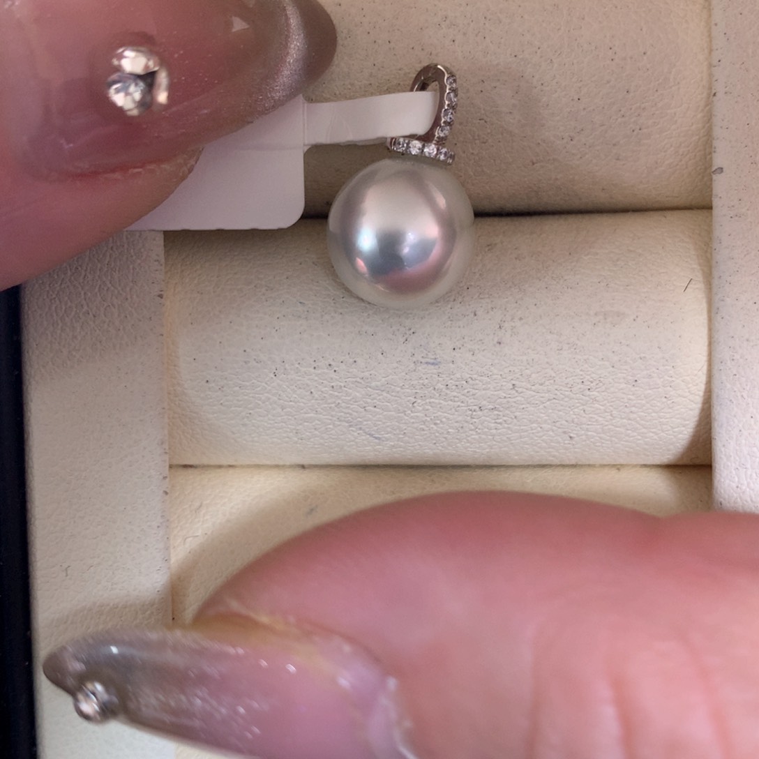 海水珍珠颈饰18K金镶嵌