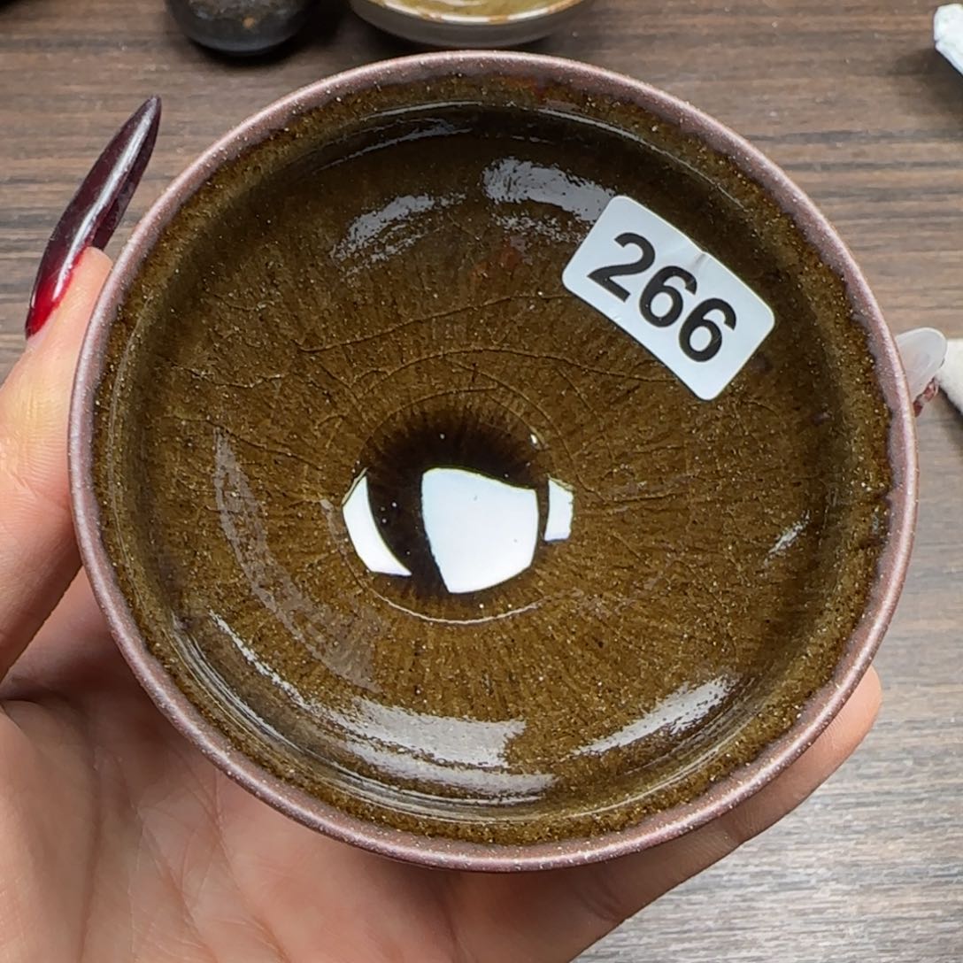 茶盏龙窑柴烧原矿原釉266