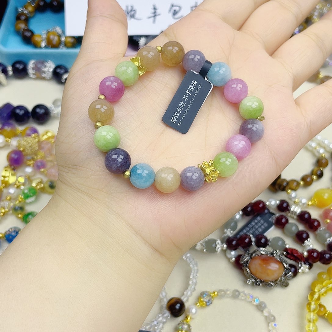 手饰针钠钙石银S925镀金镶嵌