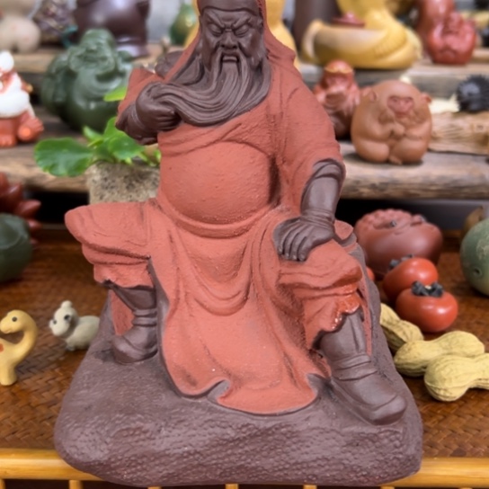 紫砂茶宠小***漆紫砂茶器