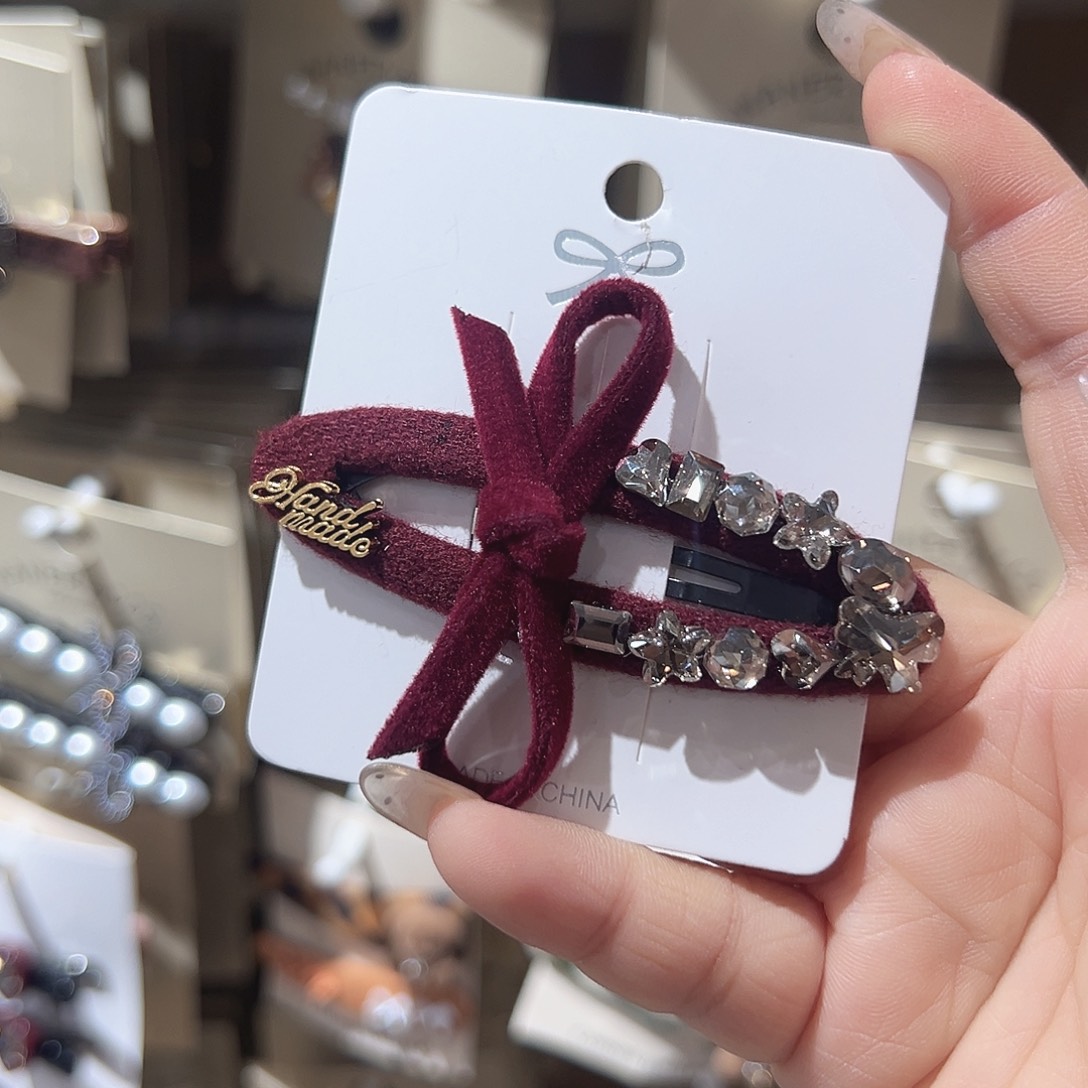 非金属红色蝴蝶结掰掰