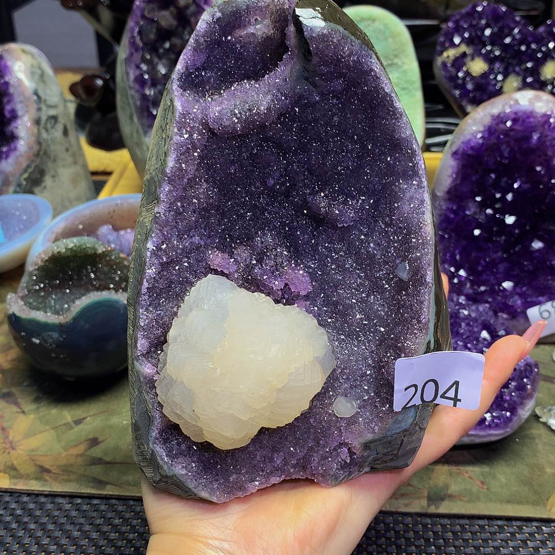 紫晶大型摆件（非配饰）未镶嵌闳