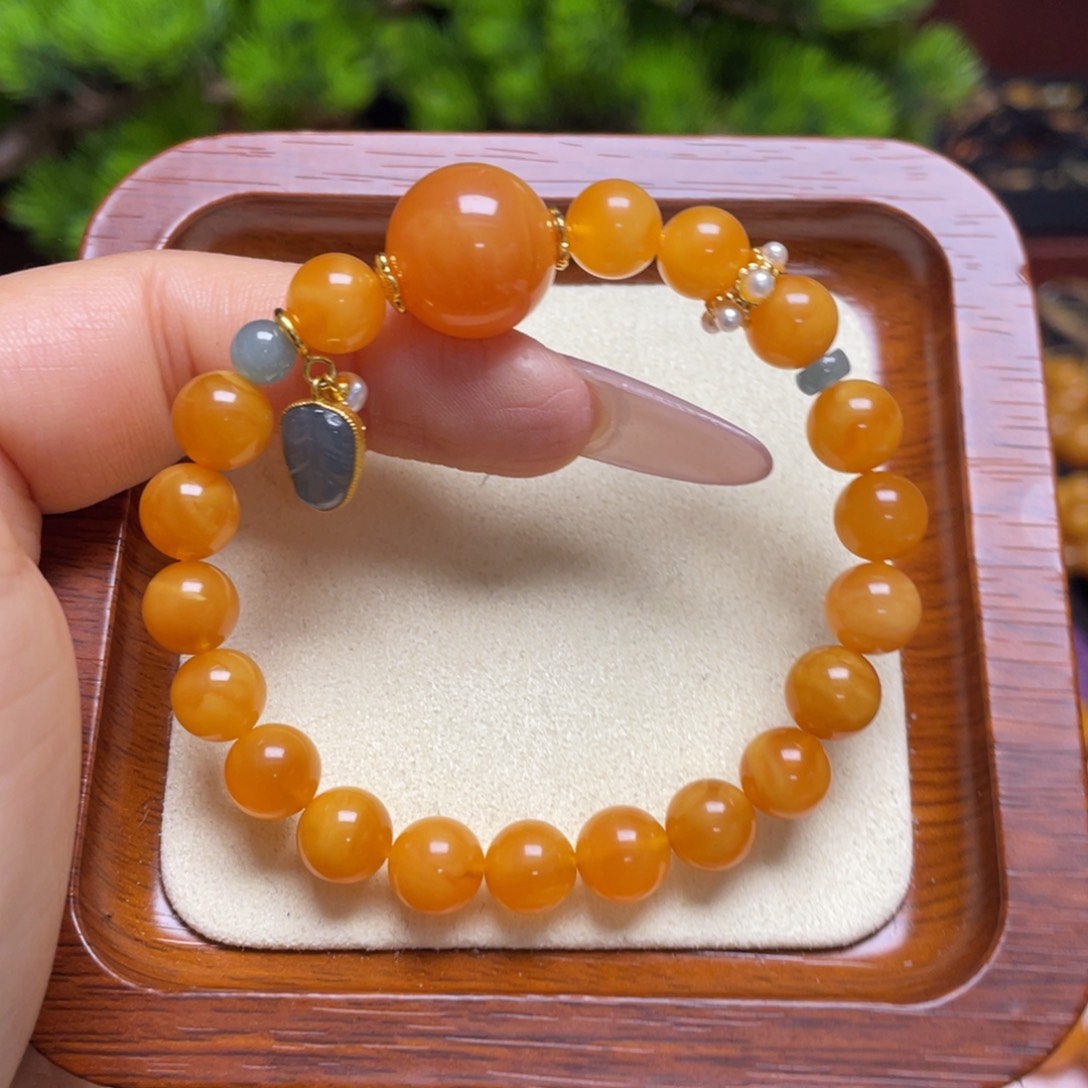 蜜蜡手链未镶嵌手串