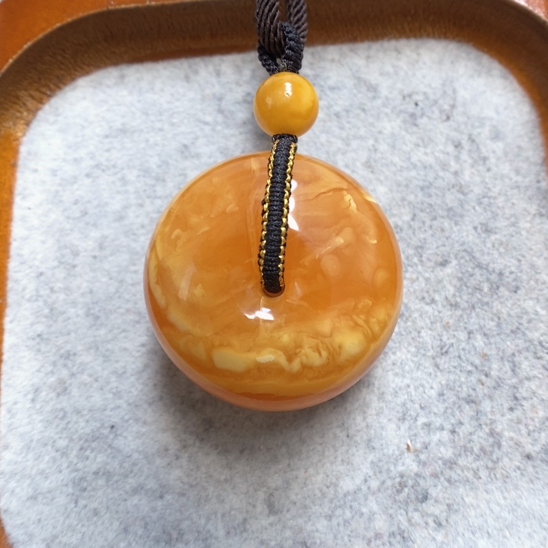 蜜蜡项链未镶嵌蜜蜡吊坠