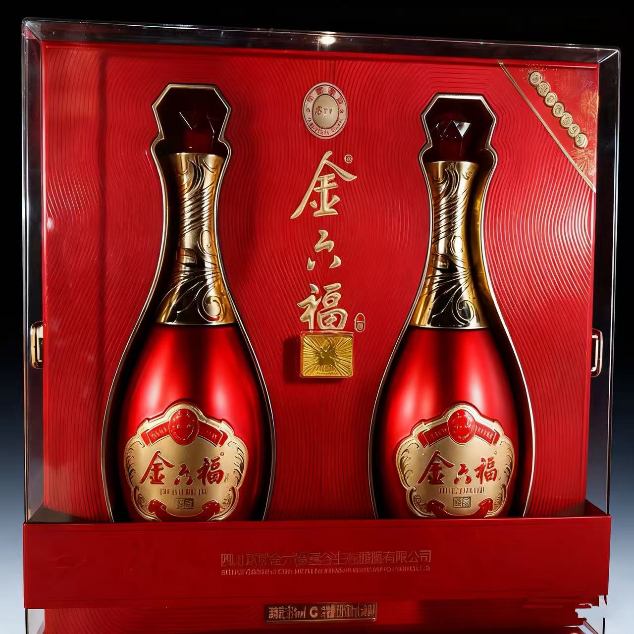 无金，六福如意版整箱（一盒两瓶）