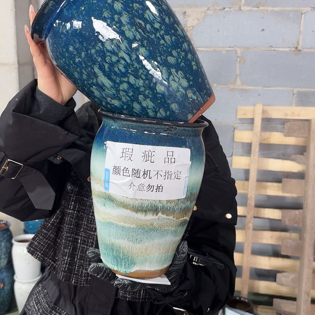 瑕疵红陶高24/17两个