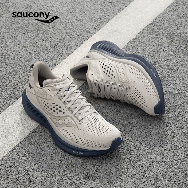 【达人专属】Saucony索康尼RIDE17男女舒适运动缓震马拉松训练跑鞋