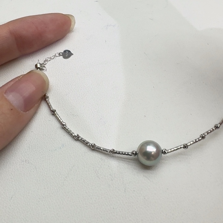 海水珍珠颈饰18K金镶嵌